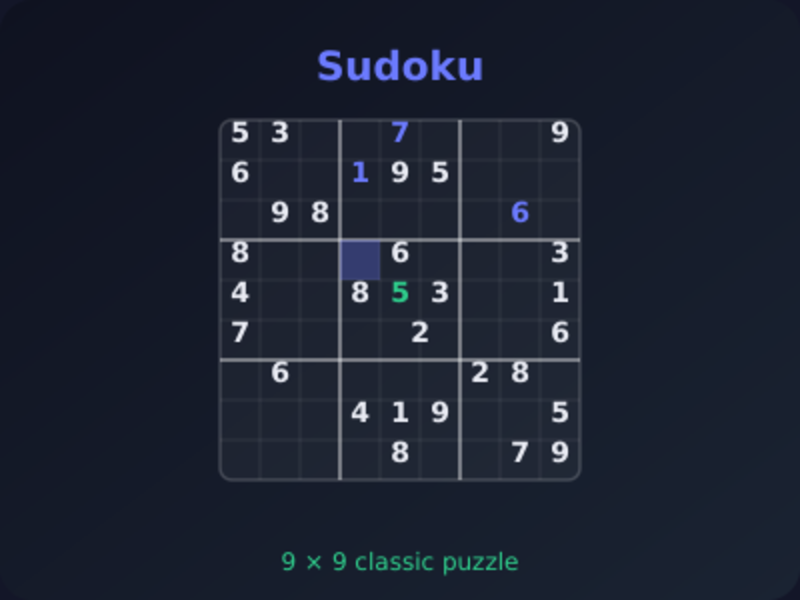 Sudoku game thumbnail