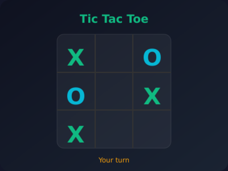 Tic Tac Toe game thumbnail
